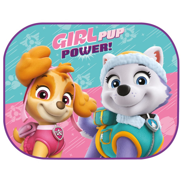 Šoninės saulės užuolaidėlės automobiliui 44x35 cm, 2 vnt., Paw Patrol Girl
