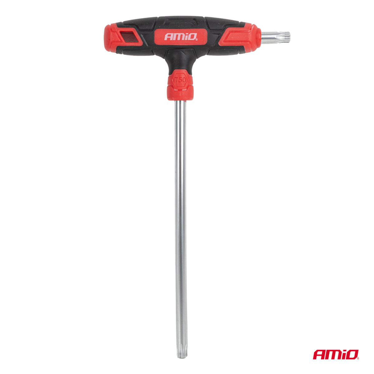 Torx raktų rinkinys su T formos rankena, 8 vnt. AMIO-04827