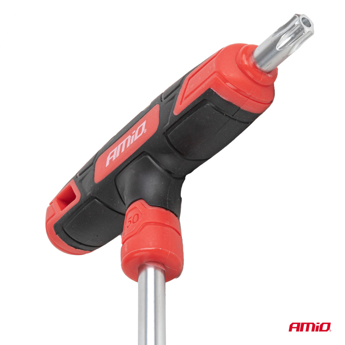 Torx raktų rinkinys su T formos rankena, 8 vnt. AMIO-04827