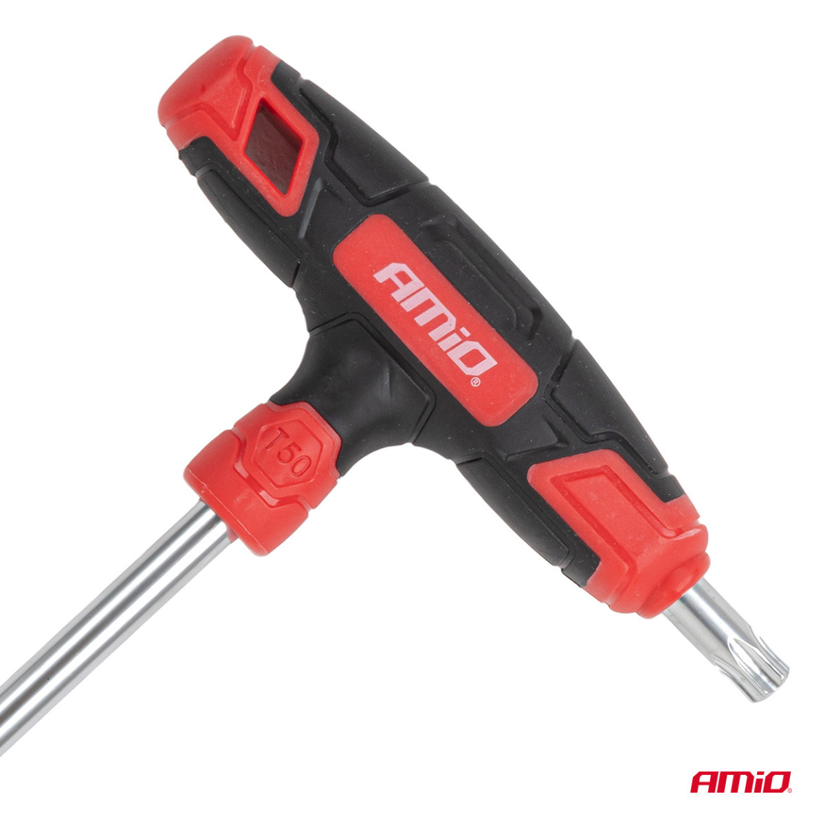 Torx raktų rinkinys su T formos rankena, 8 vnt. AMIO-04827