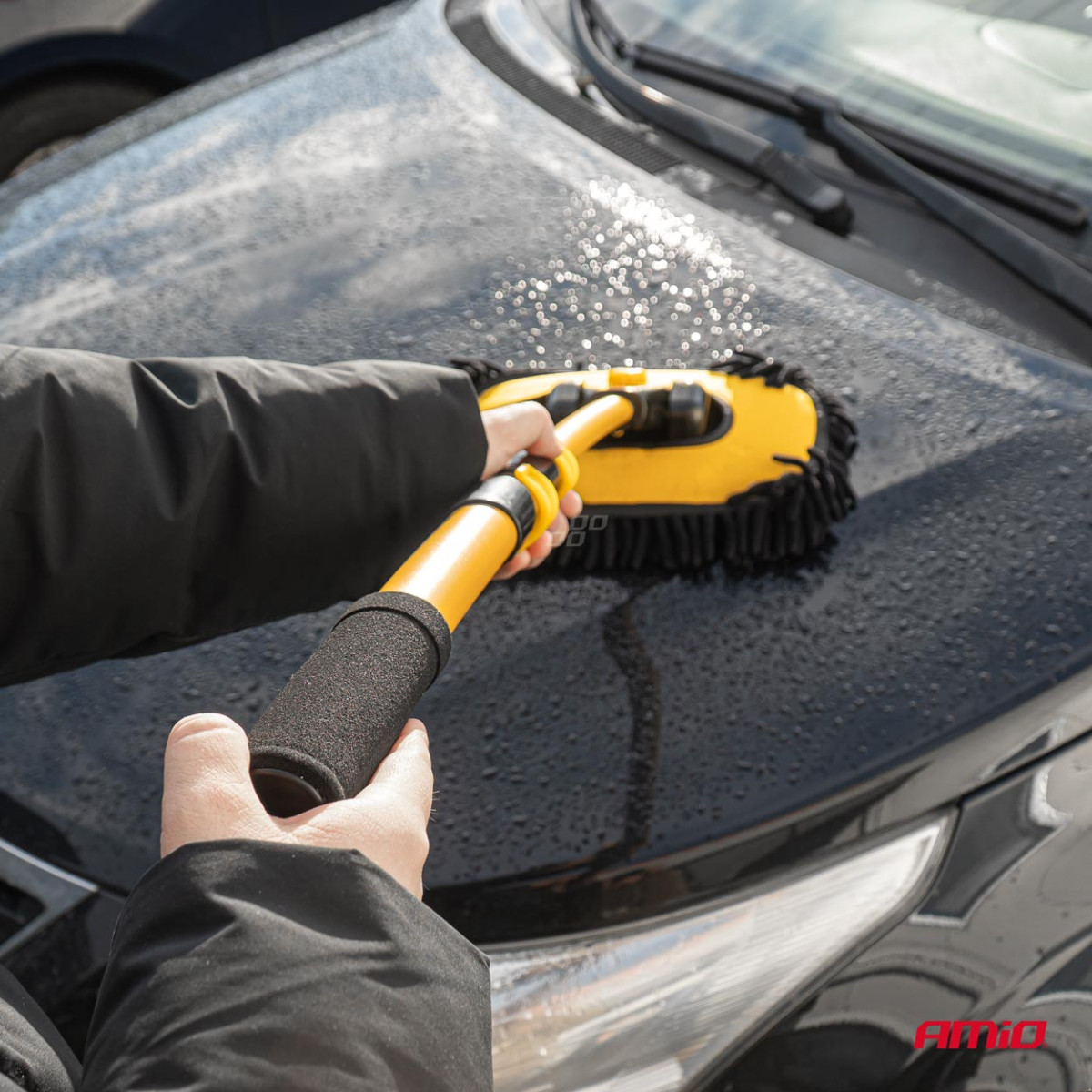 Teleskopinis automobilio plovimo šepetys