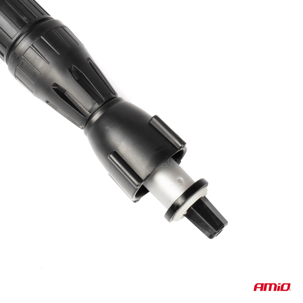 Teleskopinis šepetys su vandens jungtimi 97-160cm AMIO-03955