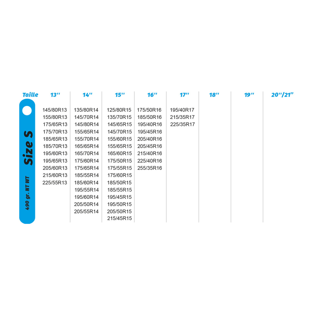 Tekstilinės sniego grandinės Easysock, S, 2 vnt.