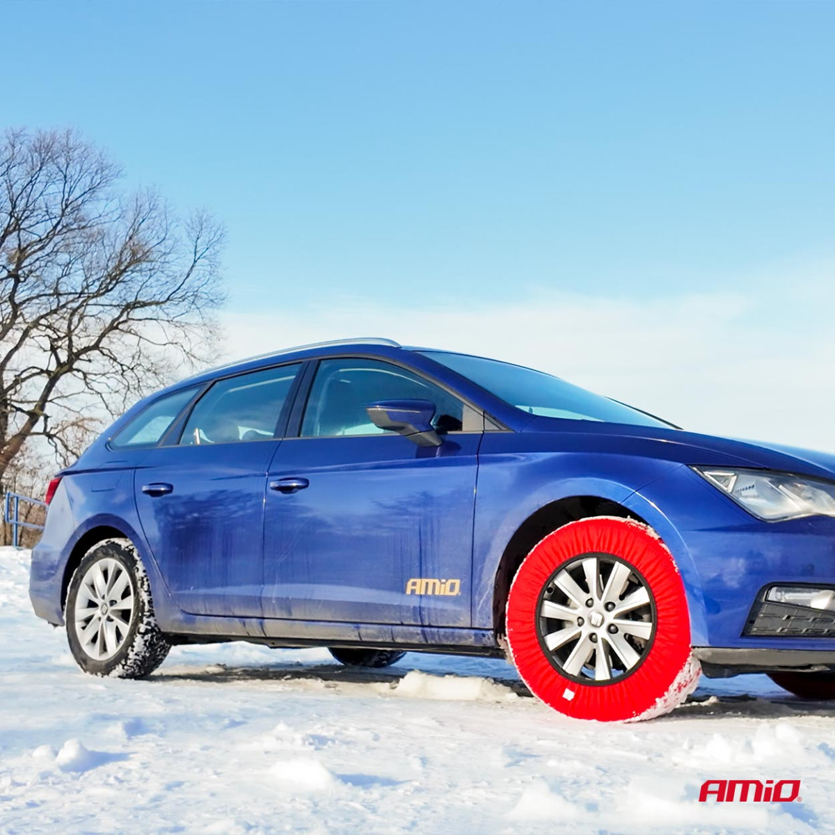 Tekstilinės sniego grandinės, XS, 2 vnt.