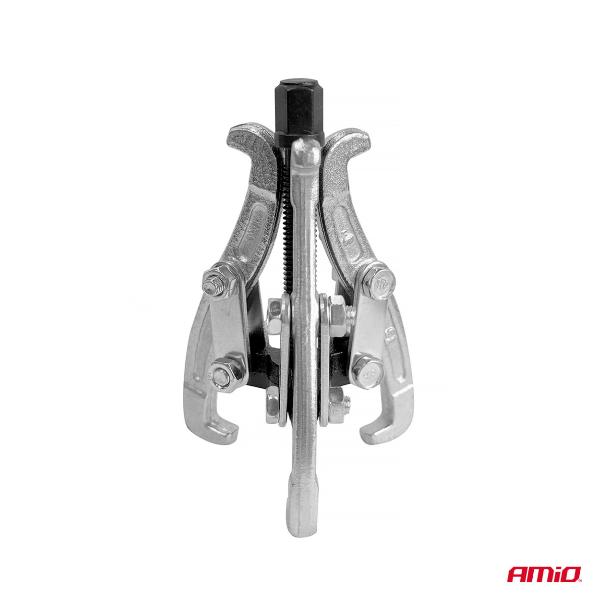 Trijų rankų guolių, skriemulių, smagračių ir dantračių ištraukimo įrankių komplektas AMIO-04755