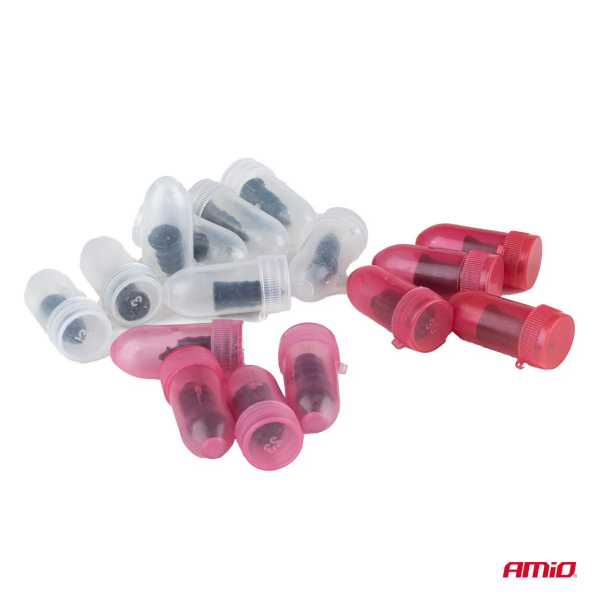 Padangų taisymo vinys su atsuktuvu 16 vnt., AMIO-04694