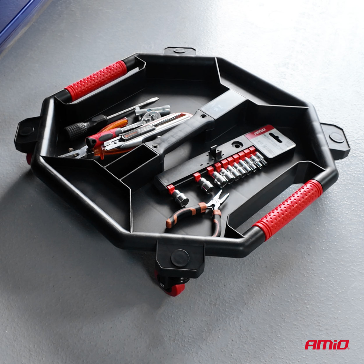 Įrankių vežimėlis ant ratukų AMIO-04266