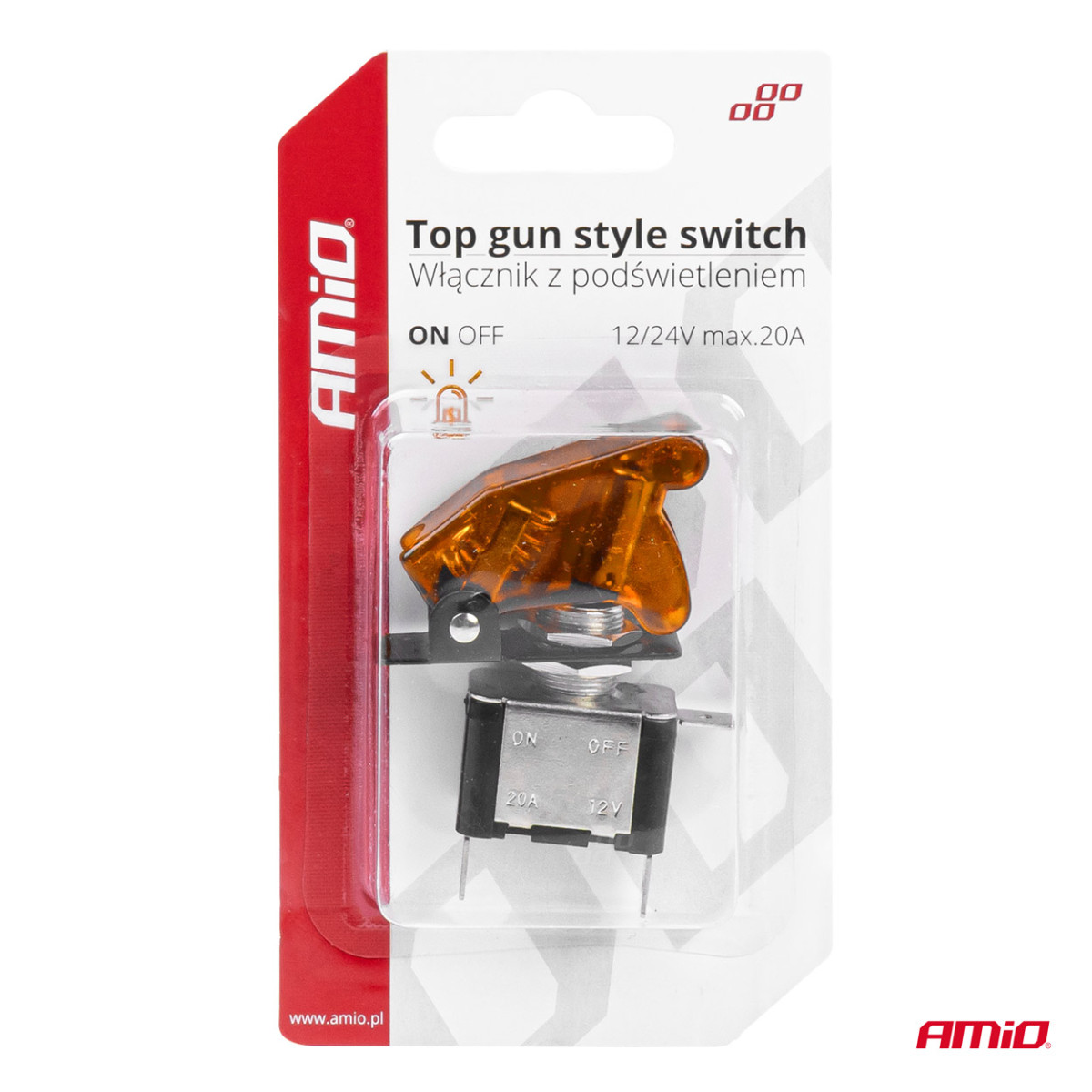 „Top Gun“ jungiklis su oranžiniu apšvietimu AMIO-03094