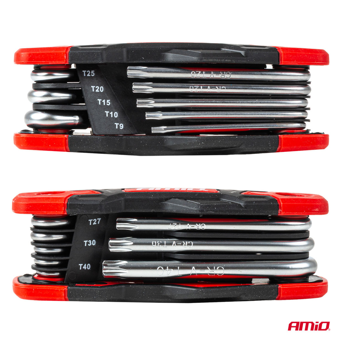 Sulankstomi TORX raktai, 8 vnt., CR-V AMIO-04789