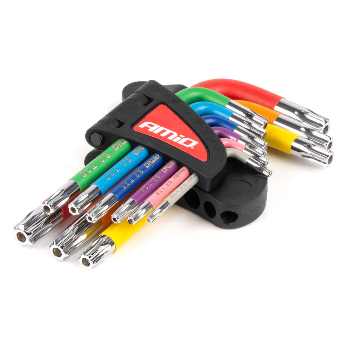 Trumpi TORX raktai, 9 vnt., S2 AMIO-04300