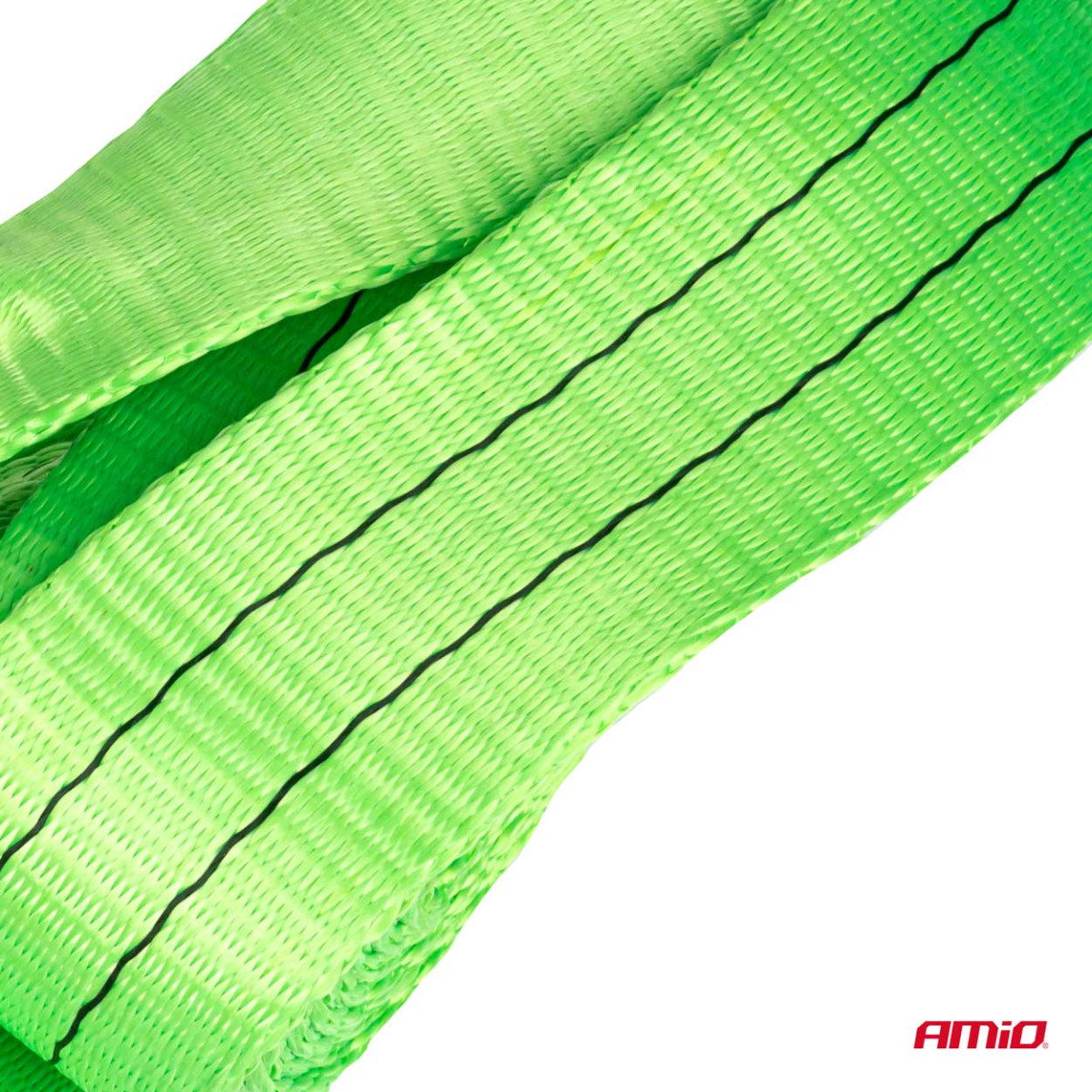 Vilkimo diržas 9000kg 60mm 5m kablys + kablys AMIO-02015