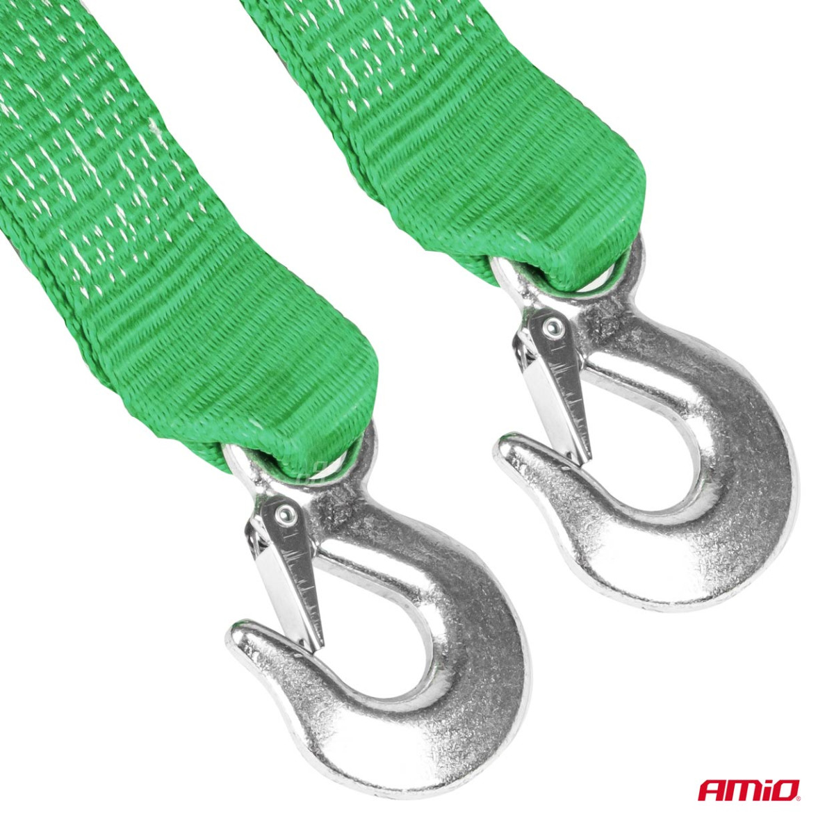 Vilkimo diržas 8000kg 70mm 5m kablys + kablys AMIO-03993