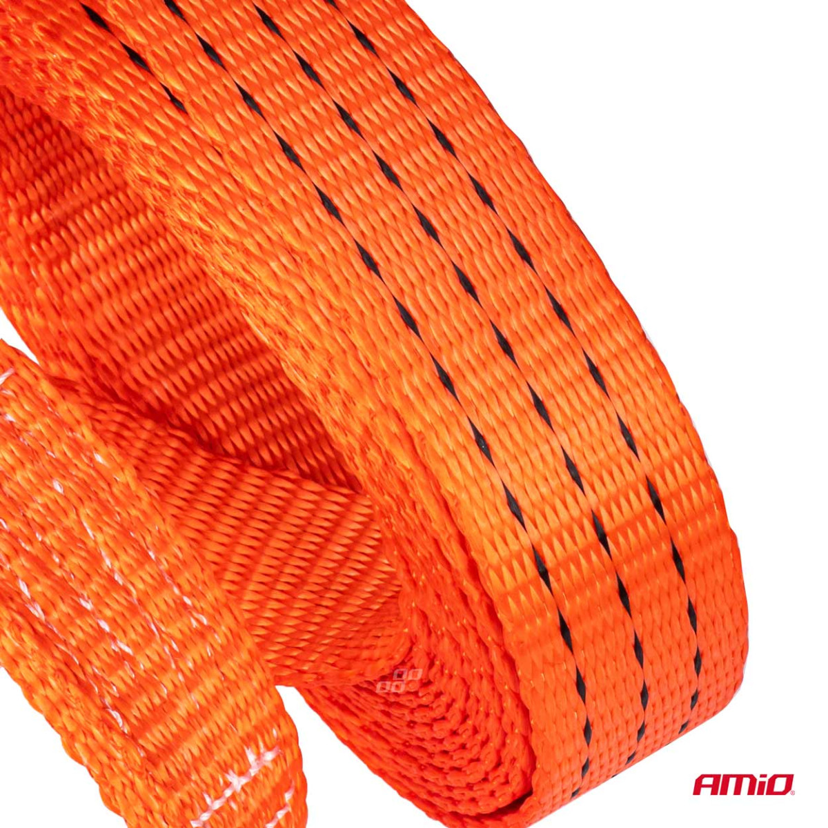 Lanksti vilktis 3000 kg 35 mm 5,0m kablys+kablys AMIO-02011