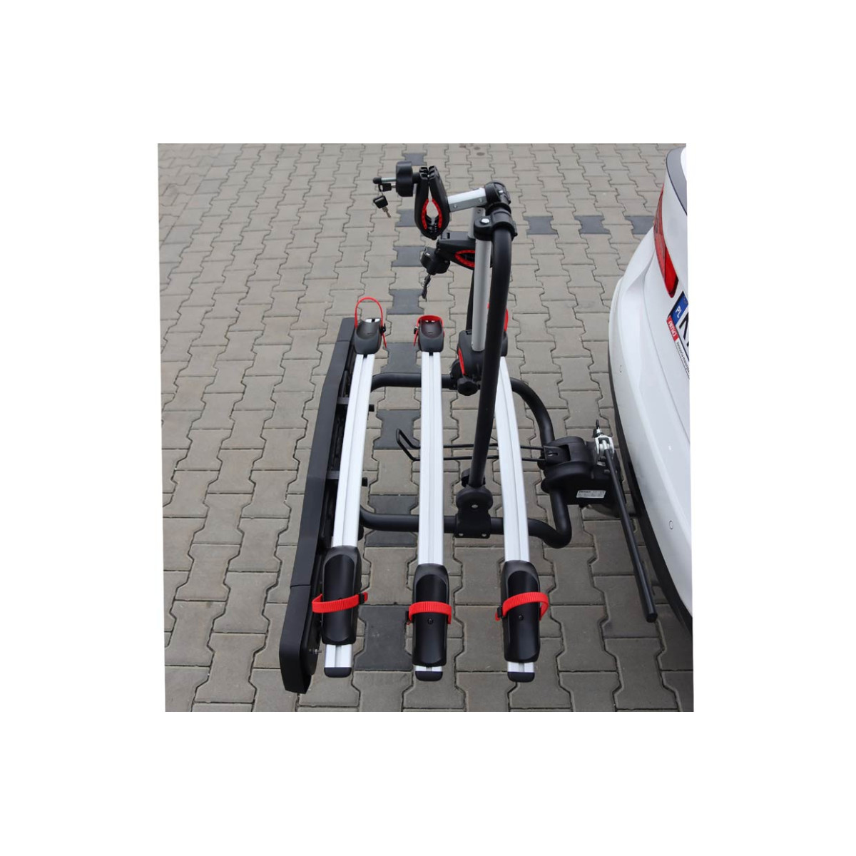 Automobilinis dviračių laikiklis ant kablio, 3 dviračiams TBC-01/3