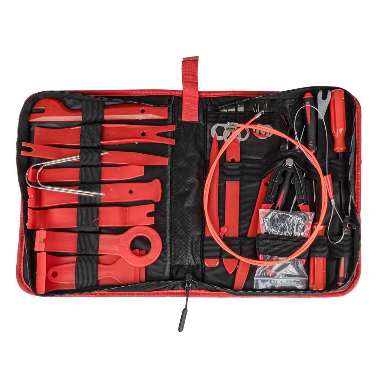 Didelis saloninių apdailos ir klipsų nuėmimo įrankių rinkinys, 40 vnt., AMIO-04747