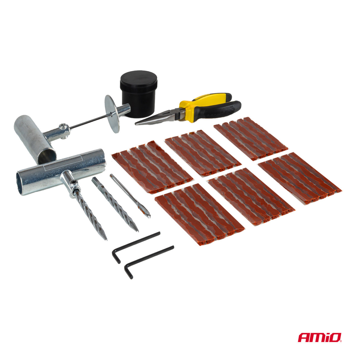 Padangų taisymo rinkinys – 38 vnt. AMIO-04693