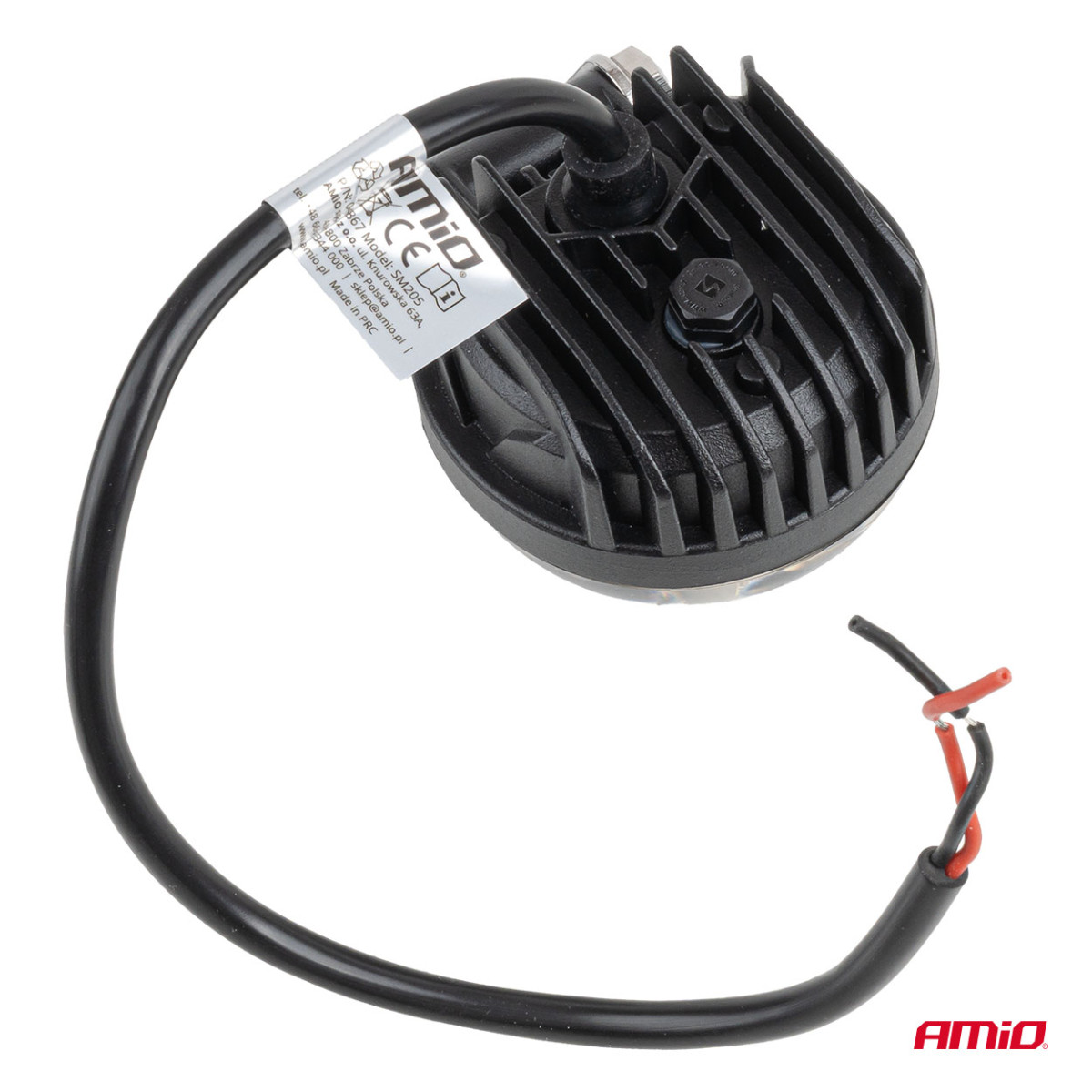 Saugos zonos šviestuvas šakiniams krautuvams, U formos su raudona šviesa, 10W 10–80V IP6K9K AMIO-04867