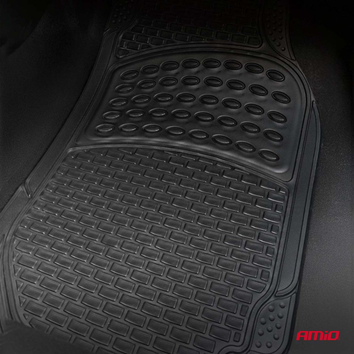 Universalūs automobilio kilimėliai CM-04, 73x43 cm / 45x43 cm, AMIO-05015