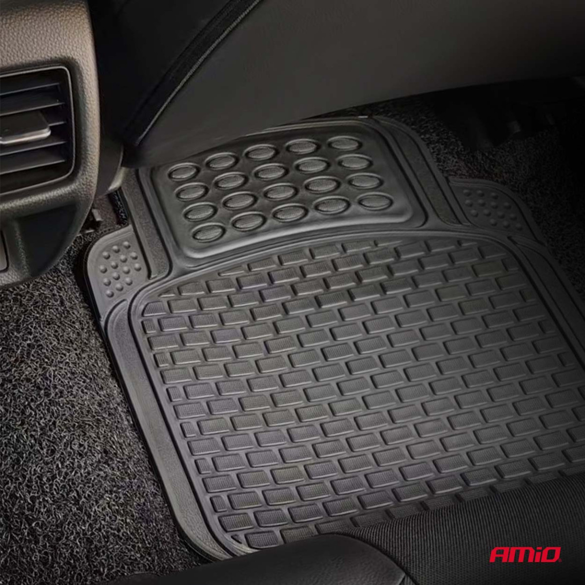 Universalūs automobilio kilimėliai CM-04, 73x43 cm / 45x43 cm, AMIO-05015