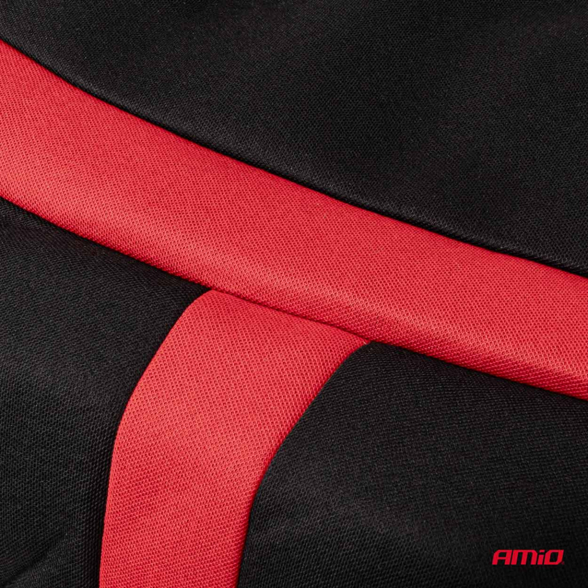 Universalūs sėdynių užvalkalai SC-07 - juoda / raudona