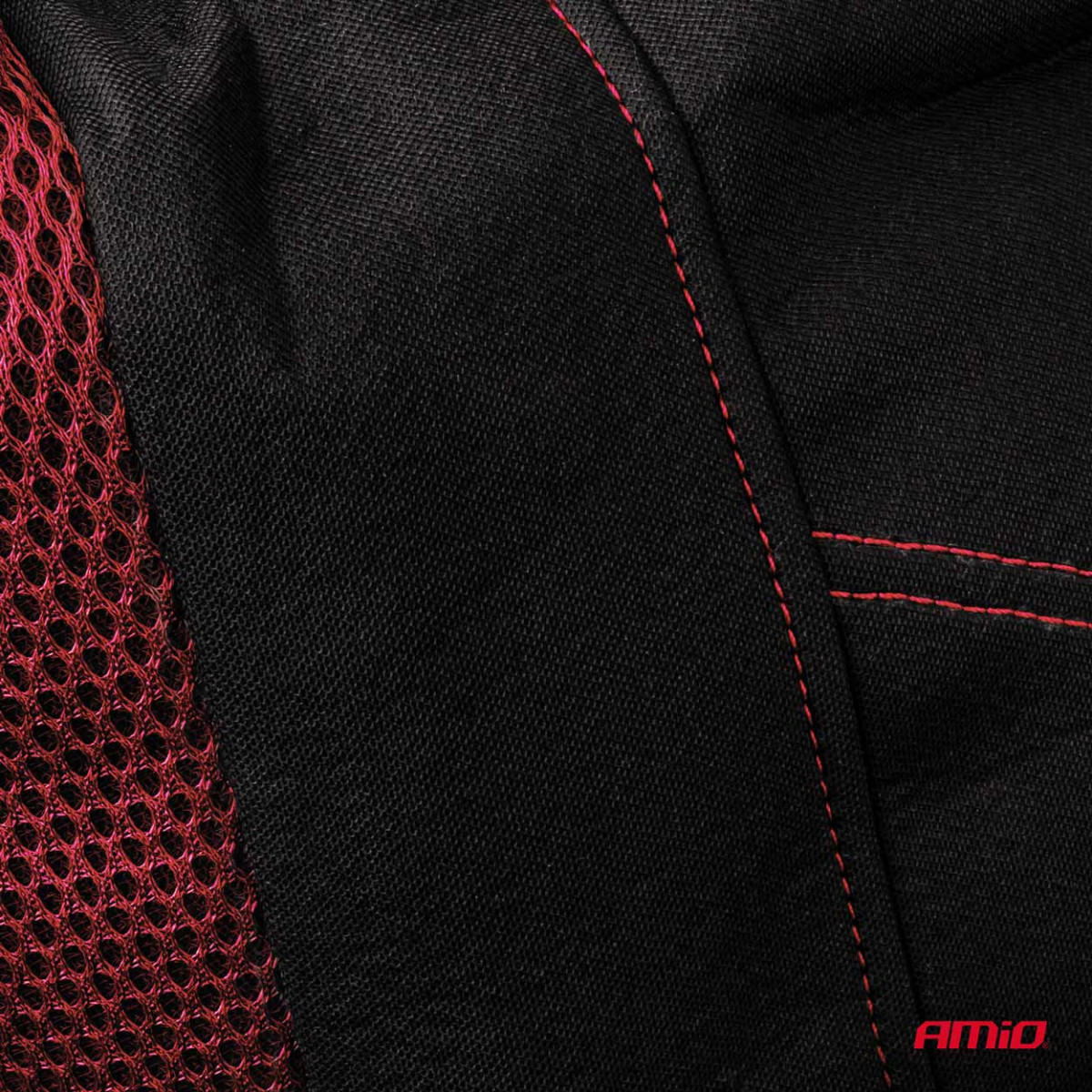 Universalūs sėdynių užvalkalai SC-20 - juoda / raudona