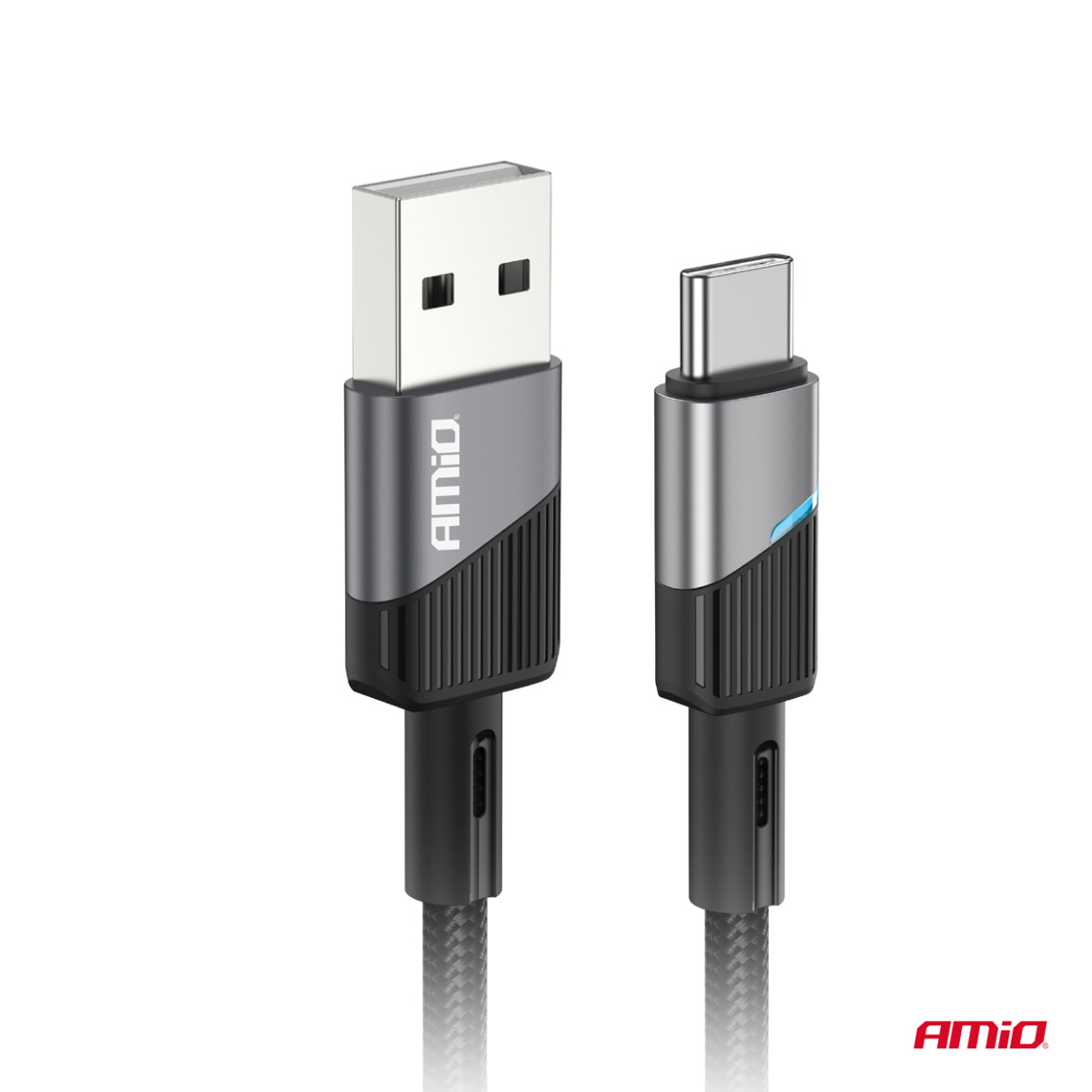 USB į USB-C kabelis 3A 200 cm FullLINK AMIO-03924