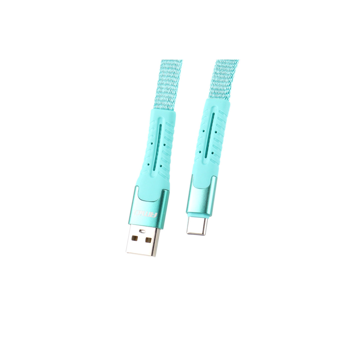 Kabelis USB – USB-C, spyruoklinis, 120 cm UC-14 AMIO-02531