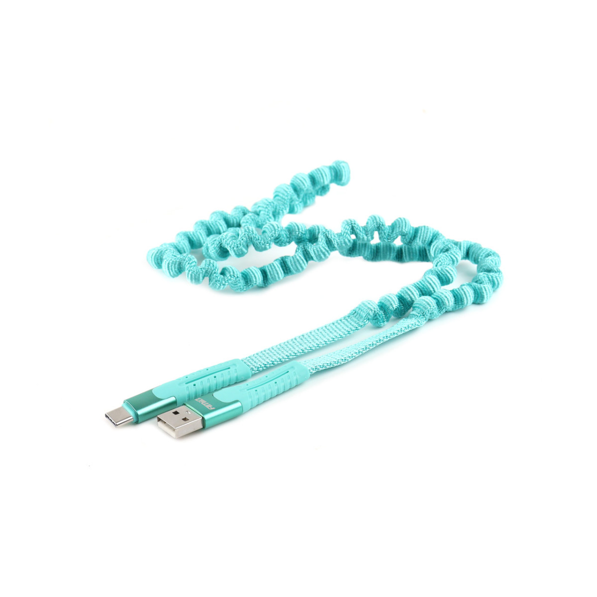 Kabelis USB – USB-C, spyruoklinis, 120 cm UC-14 AMIO-02531