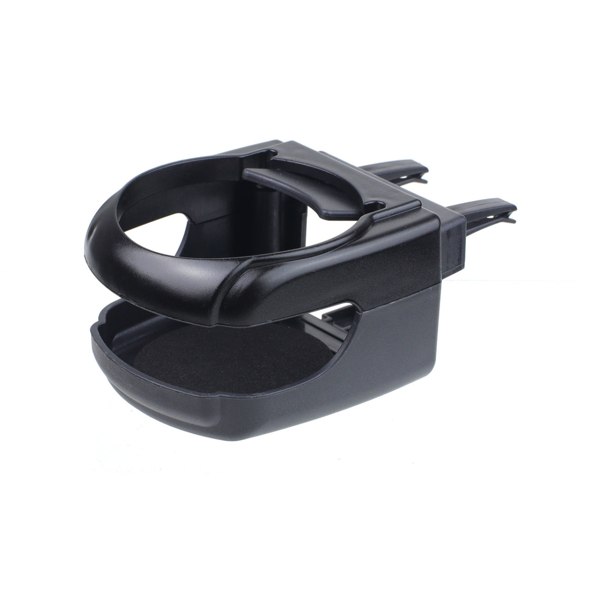 Universalus gėrimų laikiklis automobiliui DH-03, juoda, į ventiliacijos groteles