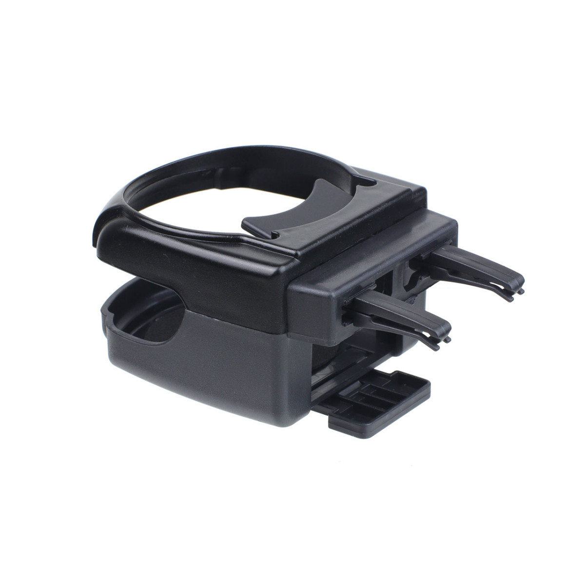 Universalus gėrimų laikiklis automobiliui DH-03, juoda, į ventiliacijos groteles