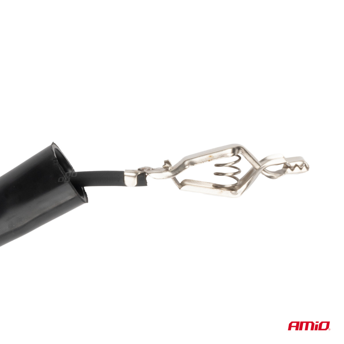 Automobilinis įtampos testeris 6–24V su „krokodilo“ gnybtu, AMIO-04273