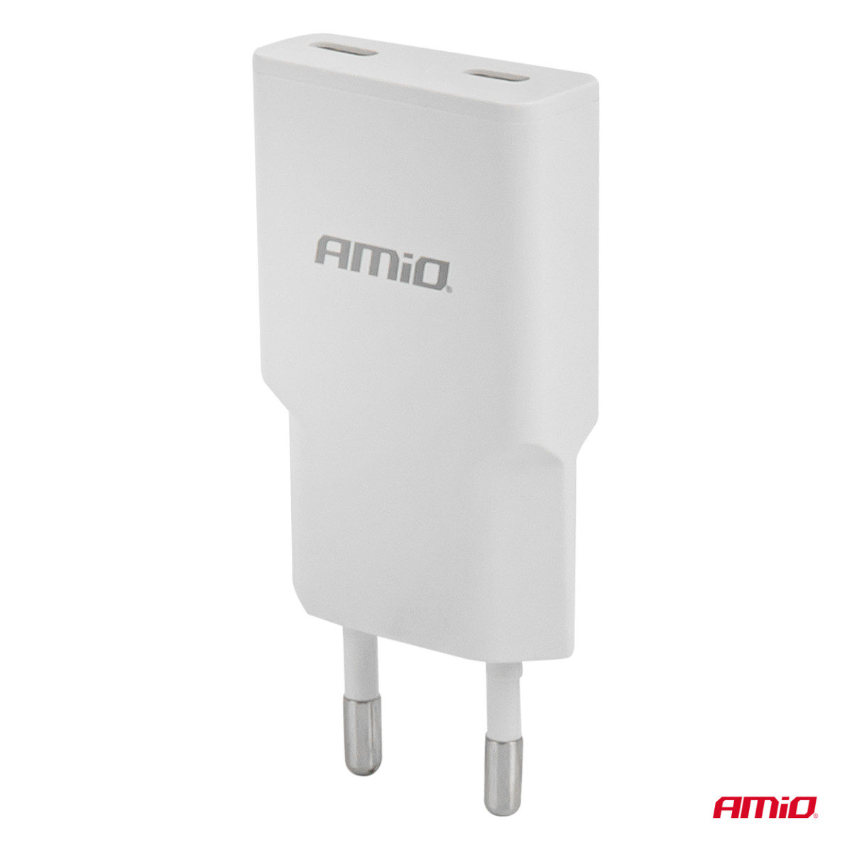 Tinklo įkroviklis 230V 30W GaN 2x USB-C AMIO-04839