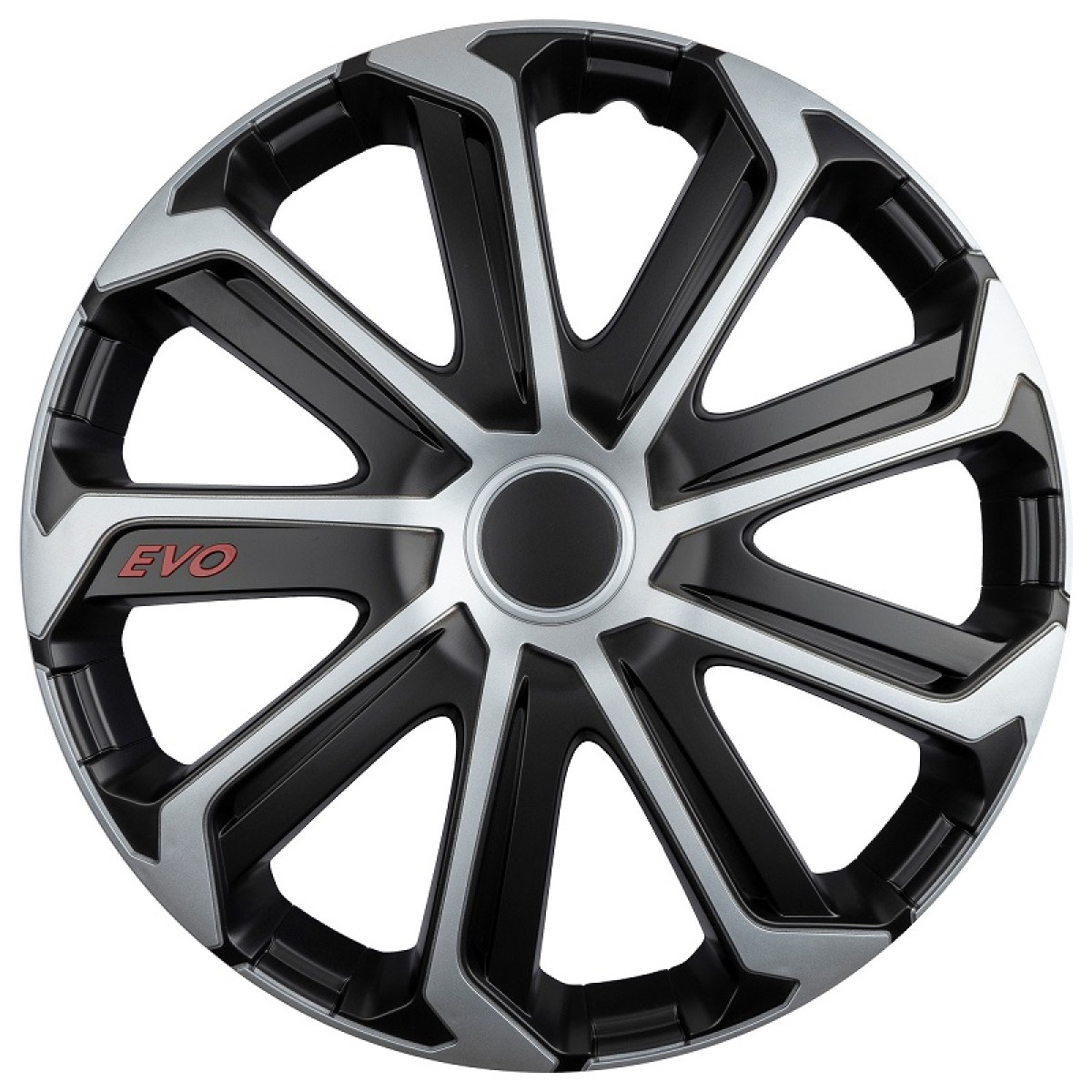 Rato gaubtas 1 vnt. EVO, juodas ir sidabrinis 16"