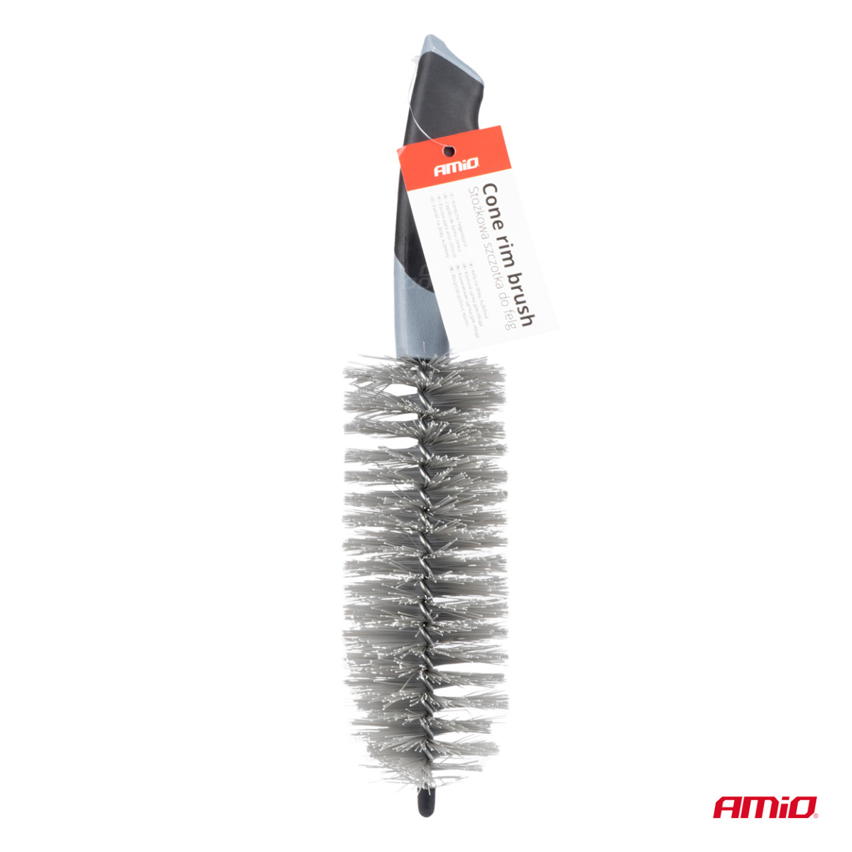 Siauras šepetys ratlankiams ir ratų dangčiams 32,5 cm AMIO-04023