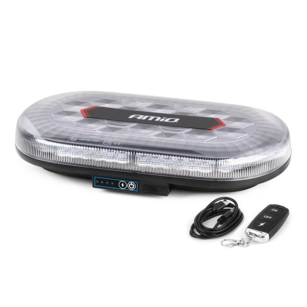 Belaidis LED šviestuvas su pulteliu R65 R10 26W 12/24V AMIO-04369