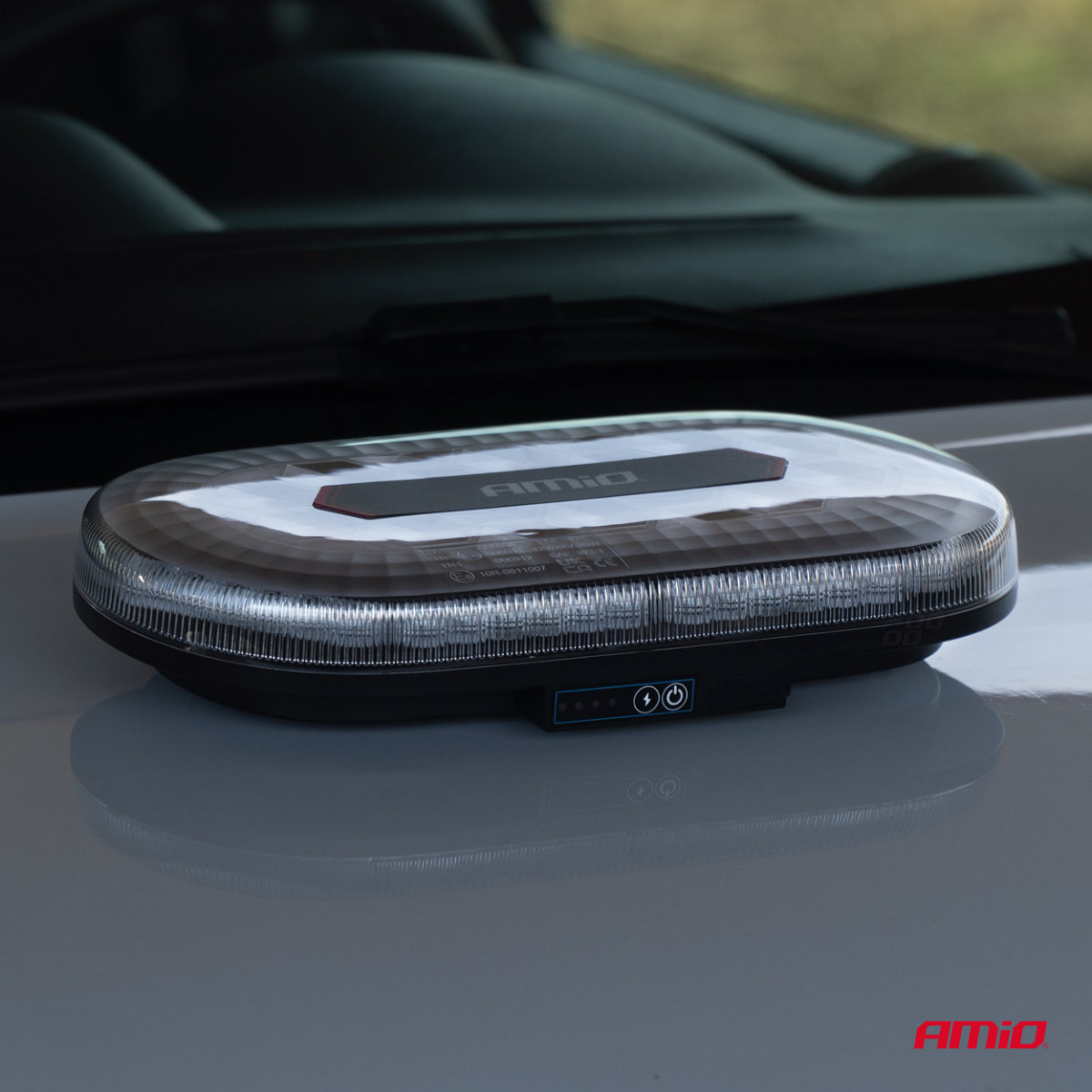 Belaidis LED šviestuvas su pulteliu R65 R10 26W 12/24V AMIO-04369