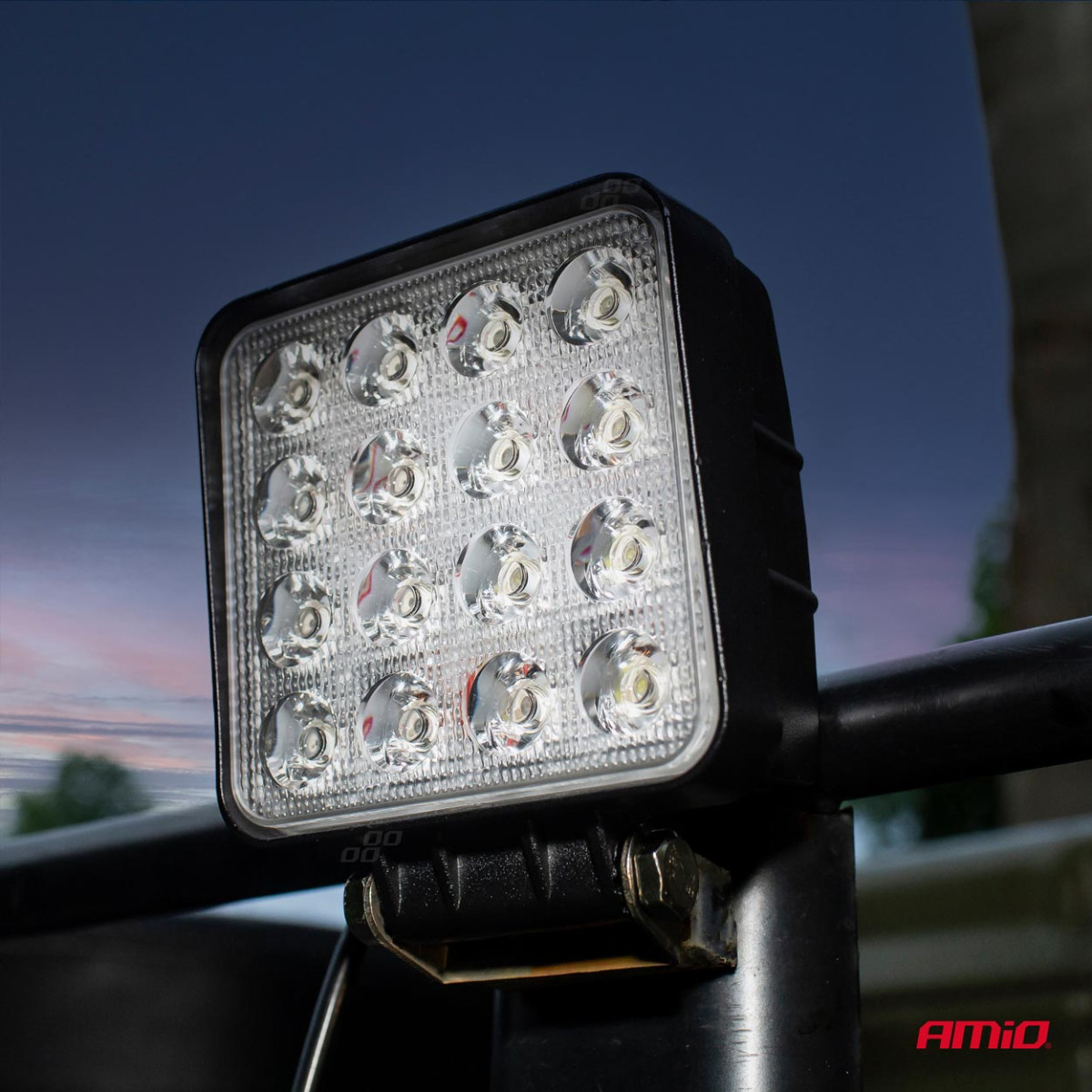 LED Darbinė lempa AWL05 EMC, 108x108 mm 48W FLAT 9-60V