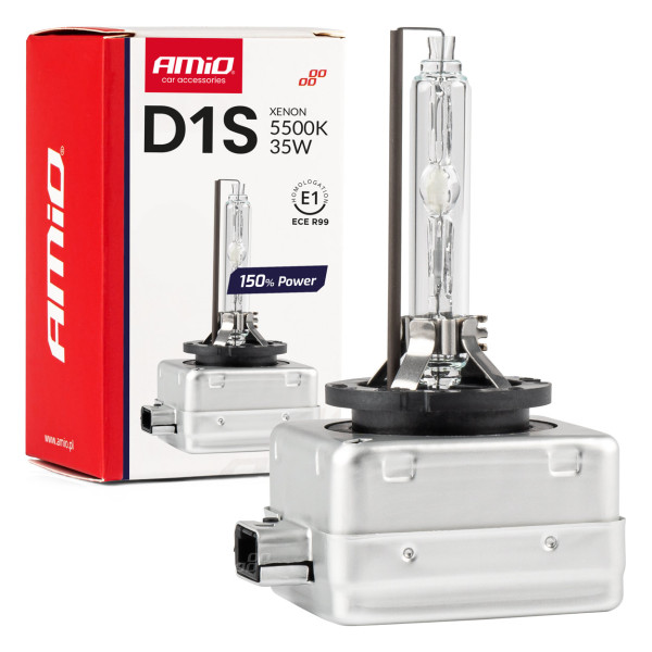 Ksenono lemputė D1S 5500K 150% POWER AMIO-01968 Ksenono lemputė D1S 5500K 150% POWER AMIO-01968