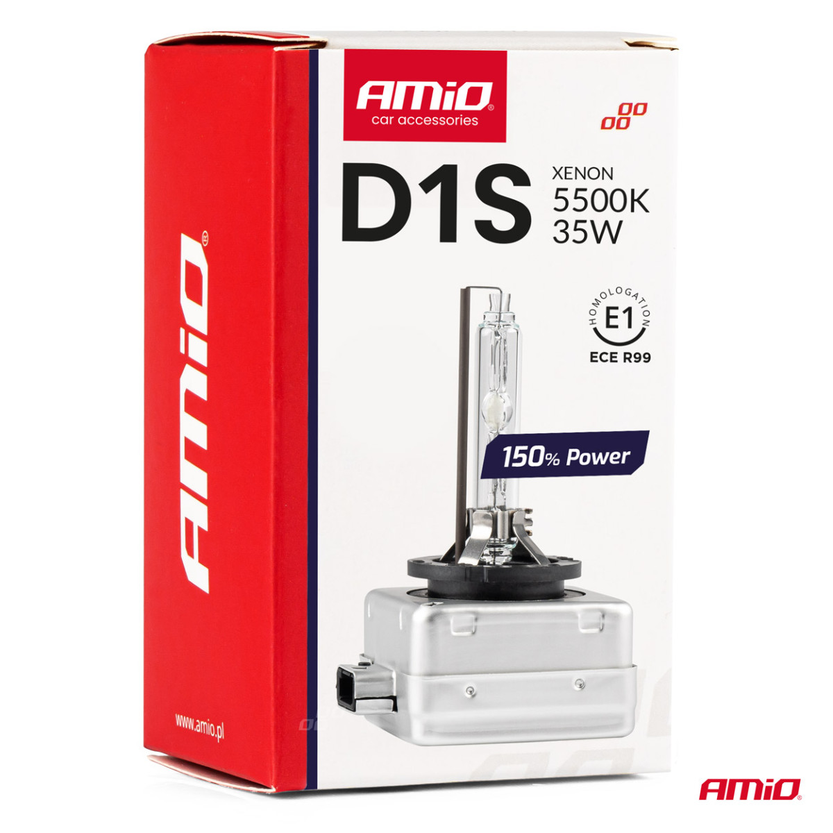 Ksenono lemputė D1S 5500K 150% POWER AMIO-01968