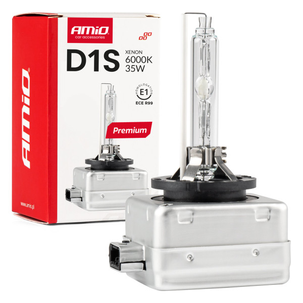 Ksenoninė lemputė D1S 6000K PREMIUM AMIO-01409