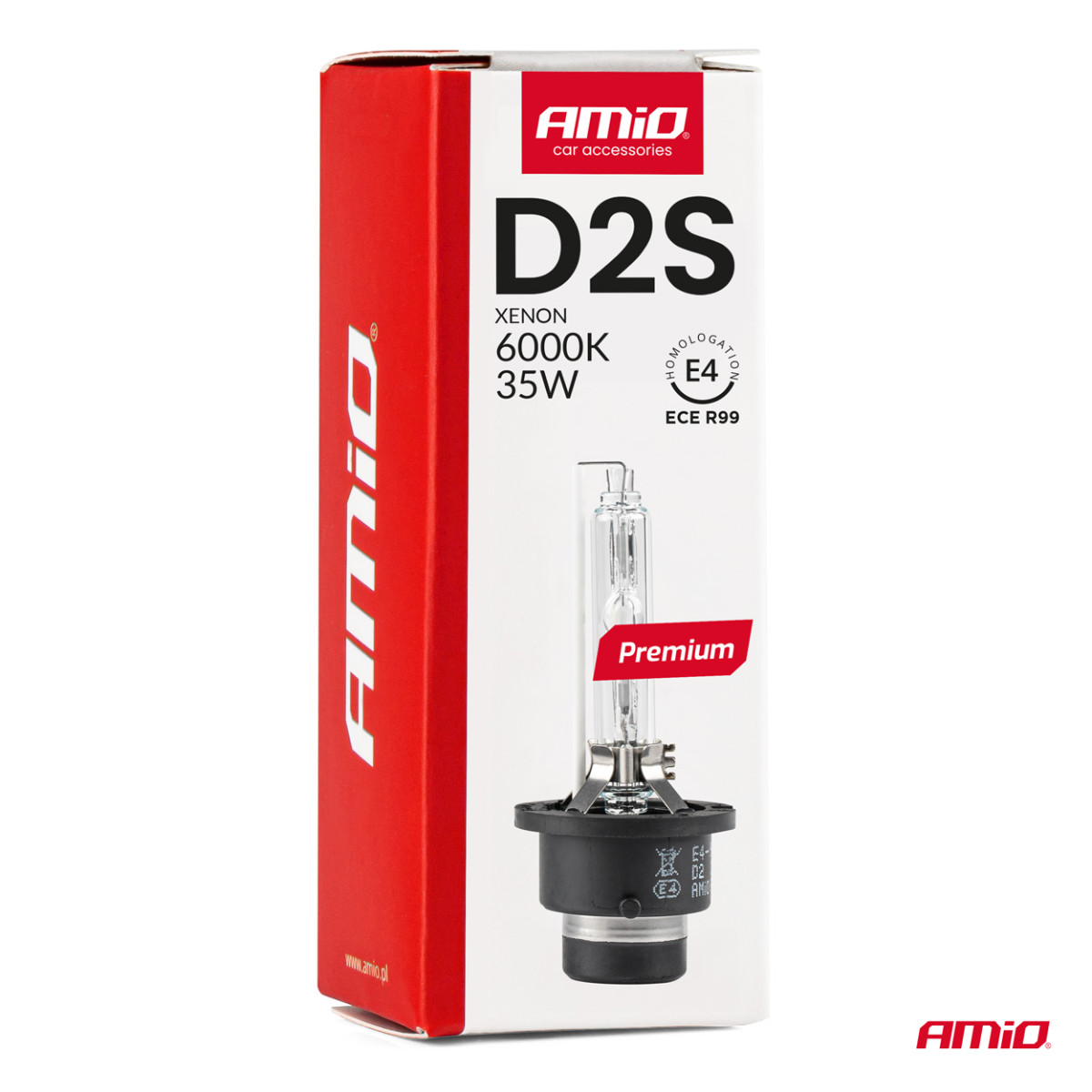 Ksenono lemputė D2S 6000K PREMIUM AMIO-01976