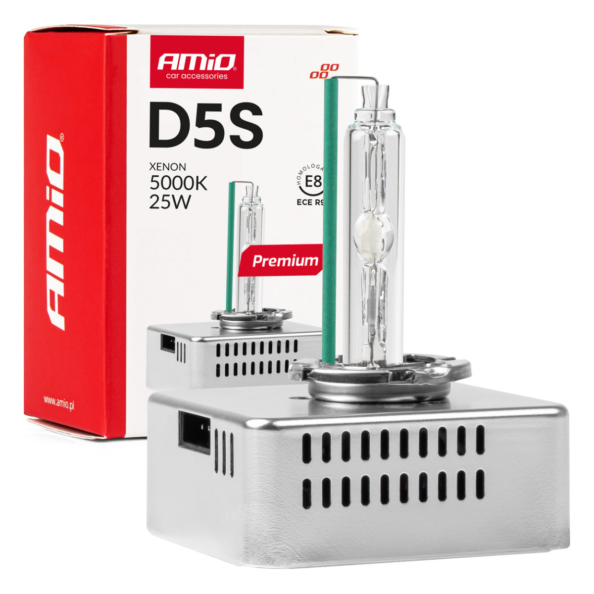 Xenon lemputė D5S 5000K PREMIUM AMIO-01220