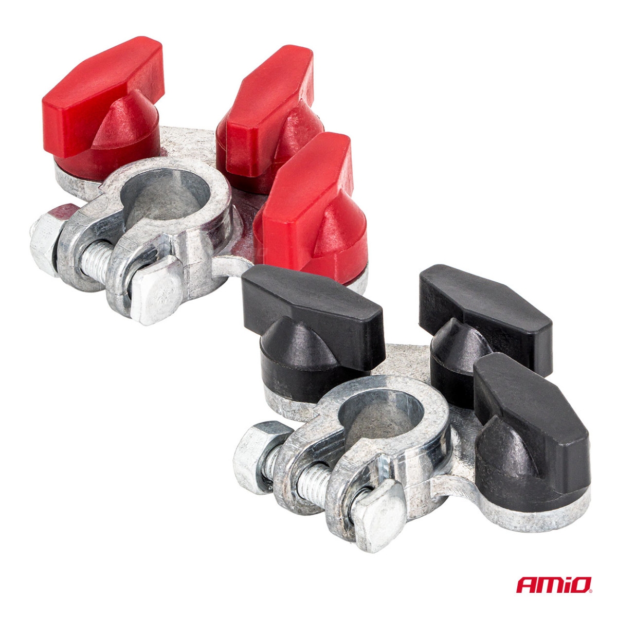 Akumuliatoriaus gnybtai 800 A, cinkuoti, 2 vnt. AMiO-04391