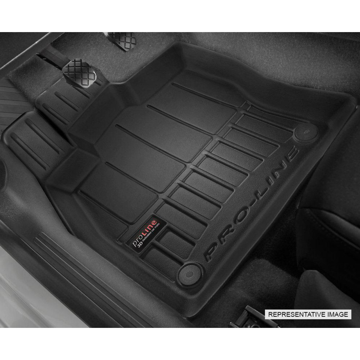 Guminiai kilimėliai Proline Subaru Outback IV 2009-2014m. / Automatic gearbox / paaukštintais kraštais