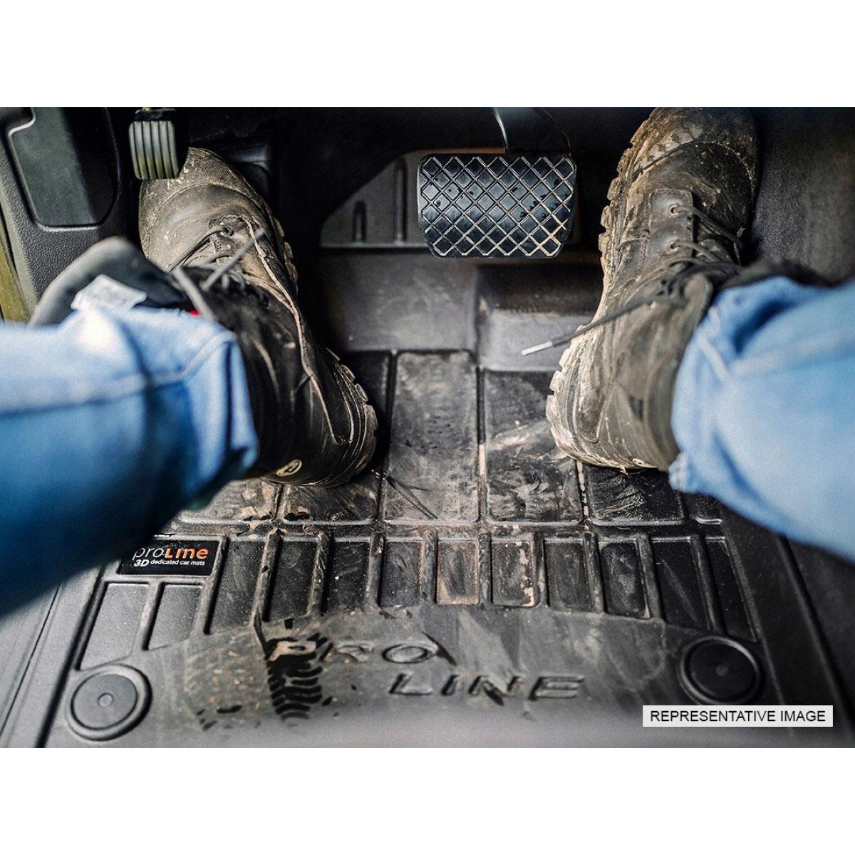 Guminiai kilimėliai Proline Toyota Prius IV nuo 2015m. / paaukštintais kraštais