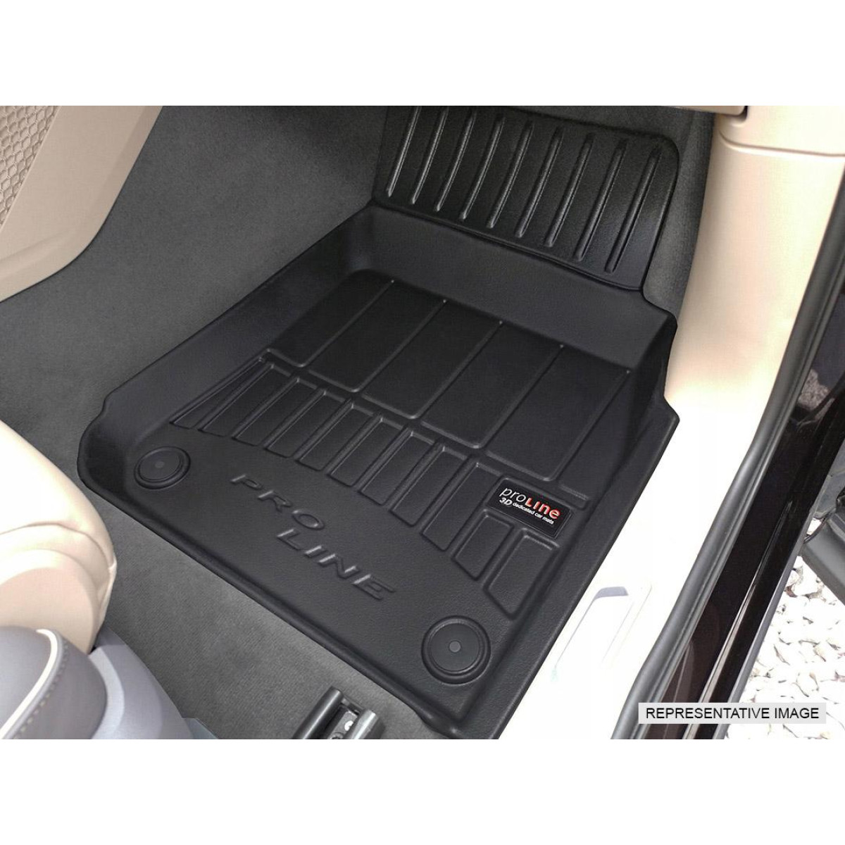 Guminiai kilimėliai Proline BMW 4 F32 2013-2020m. / paaukštintais kraštais