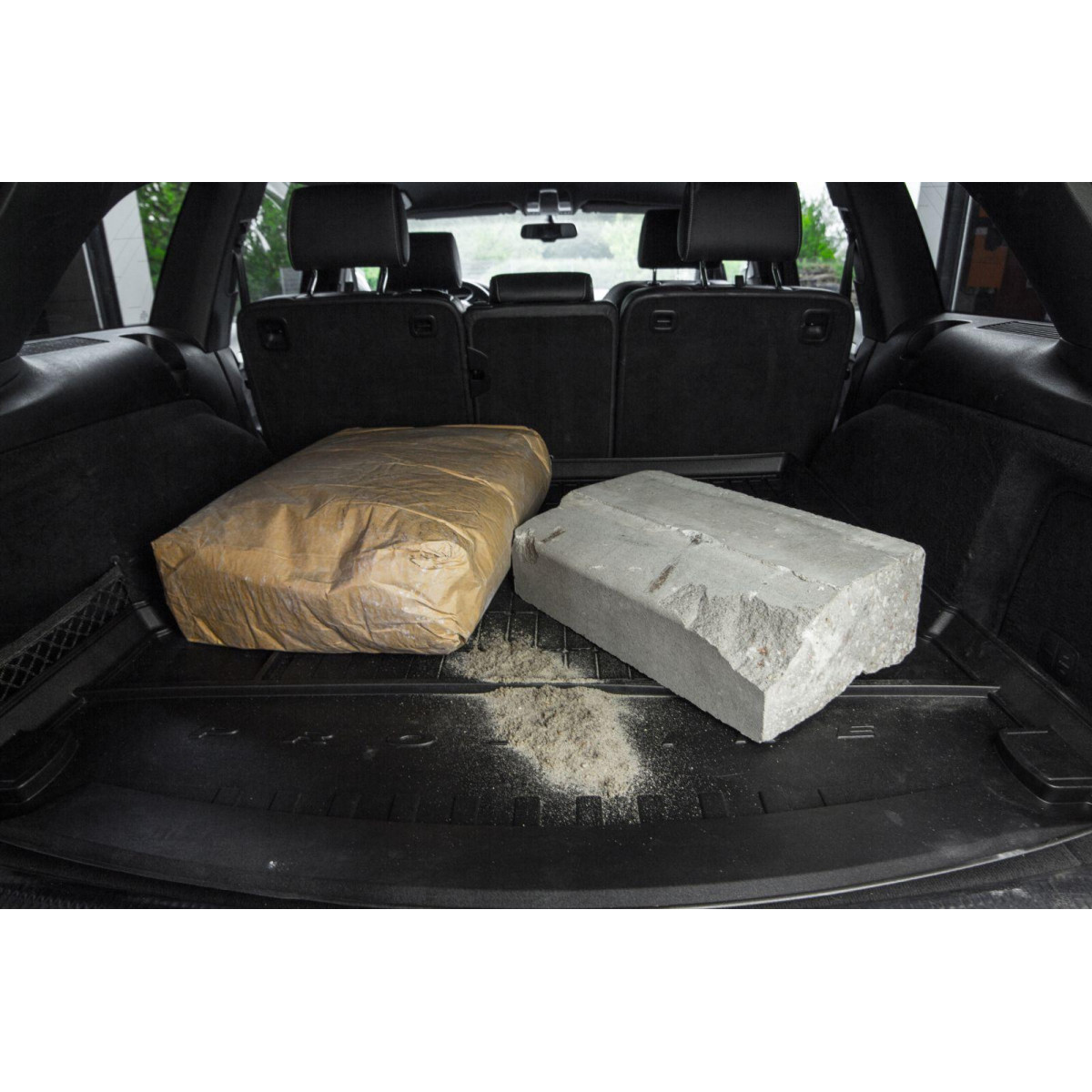 Guminis bagažinės kilimėlis Proline Toyota Auris II 2012-2018m. / Station wagon / apatinė dalis / paaukštintais kraštais