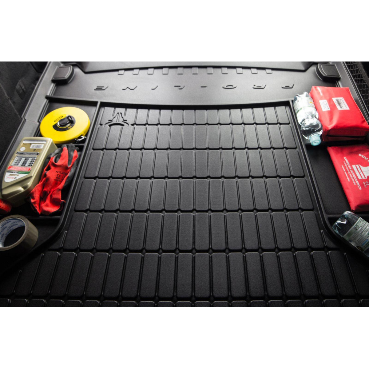 Guminis bagažinės kilimėlis Proline Toyota Auris II 2012-2018m. / Station wagon / apatinė dalis / paaukštintais kraštais