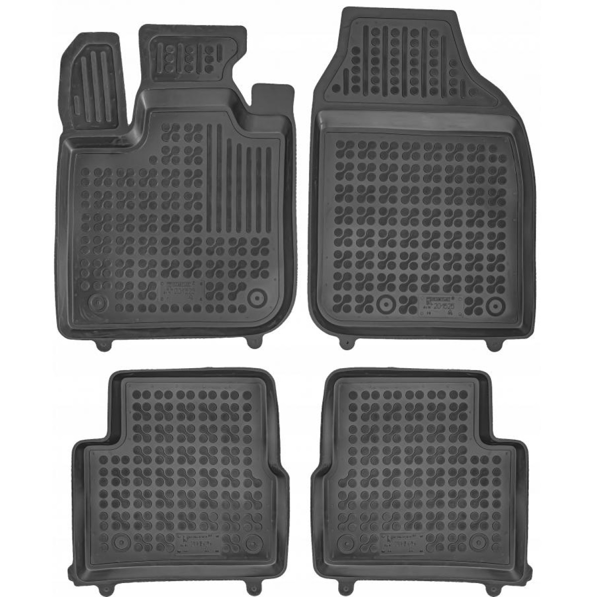 Guminiai kilimėliai Fiat 500e II nuo 2020m. (electric version (BeV))