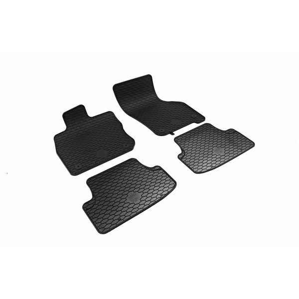 Guminiai kilimėliai Seat LEON IV eTSI MHEV (nuo 2020m.), 4 vnt / 222597 / juoda